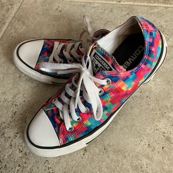 checkered chuck taylors